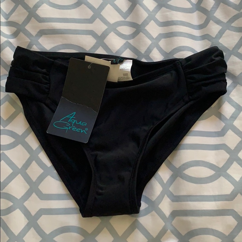 black bikini bottoms